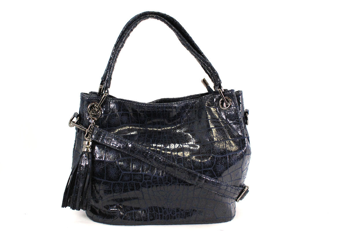 MANOCCHIO P108-14 - NAVY CROCO - B205.168
