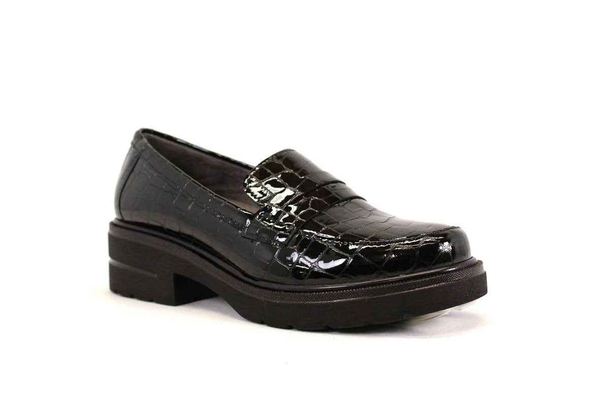 PITILLOS / BULLE 6445 - NOIR CROCO - F30.20515