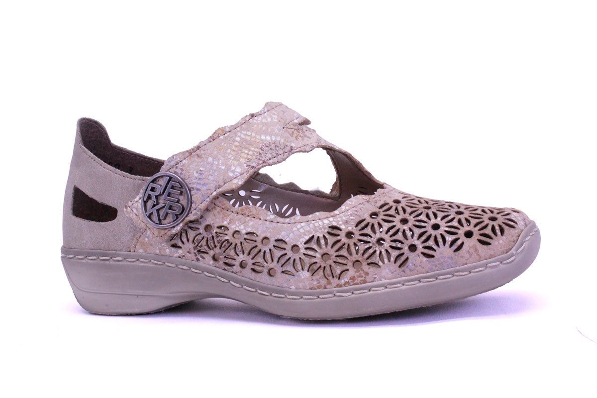 RIEKER 413G4-90 - BEIGE METAL - F33.24018