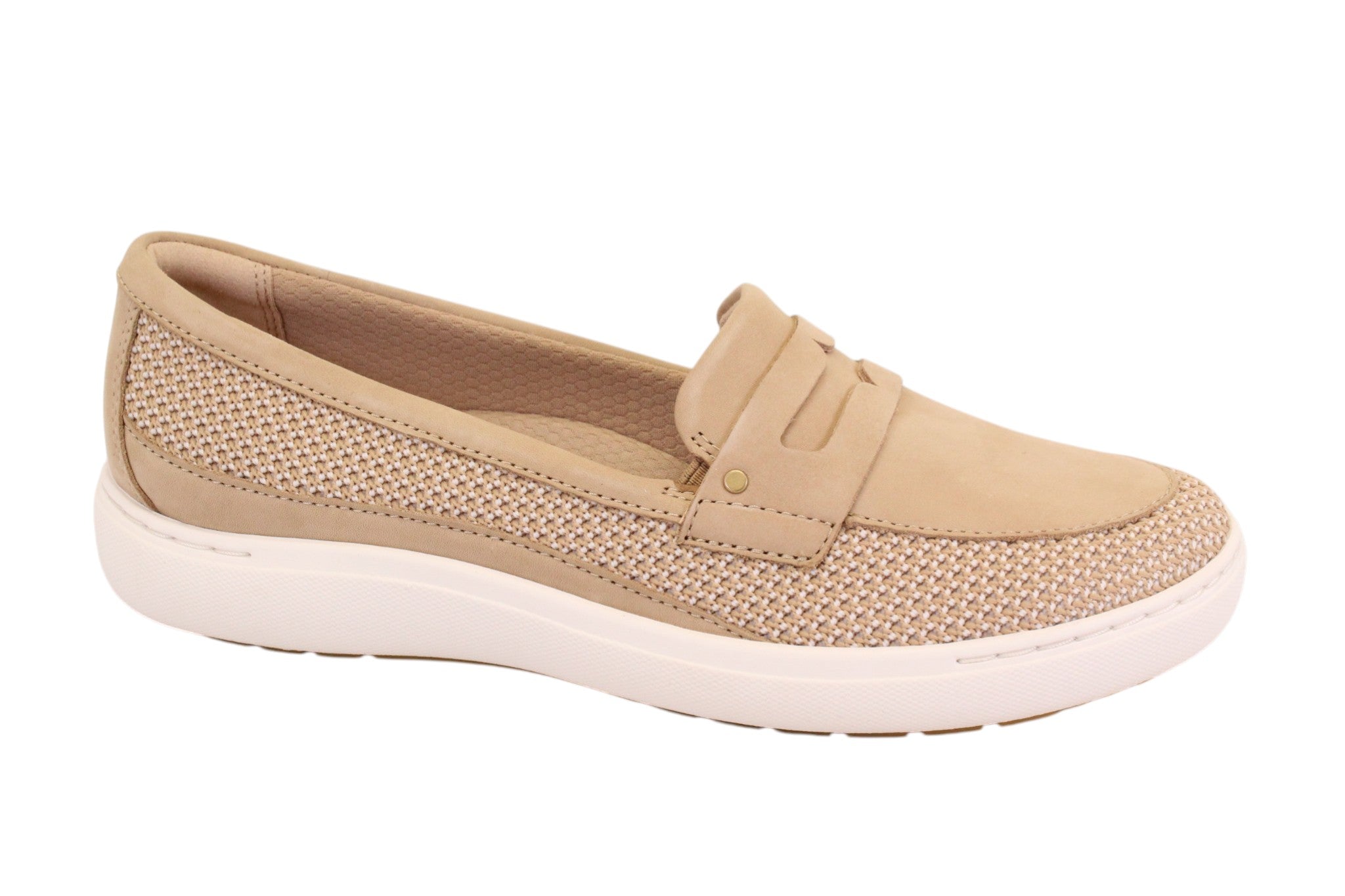 C & J CLARK 26186221 - BEIGE NUBUCK - F33.26010