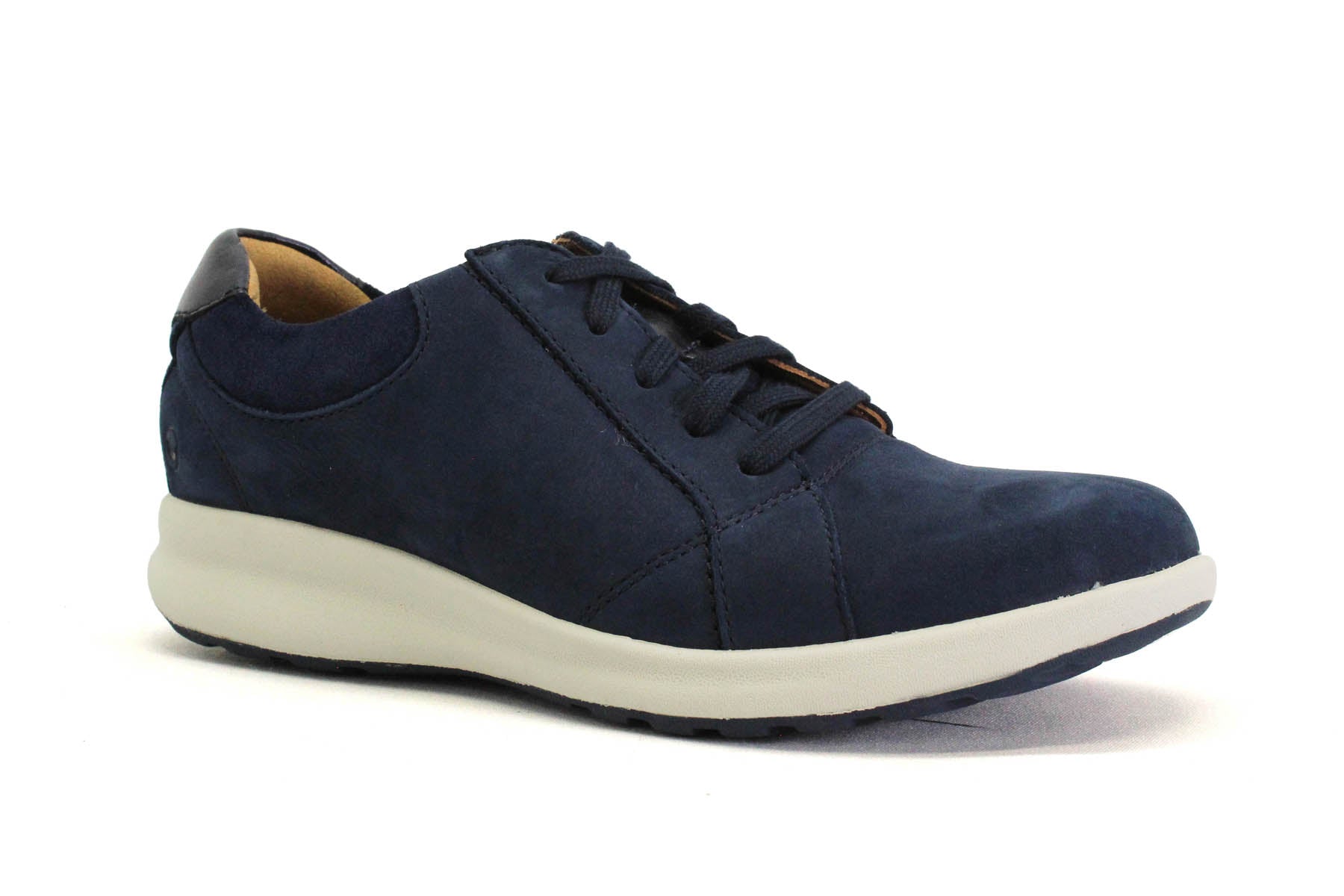 C & J CLARK UN ADORN LACE - NAVY - F37.18505