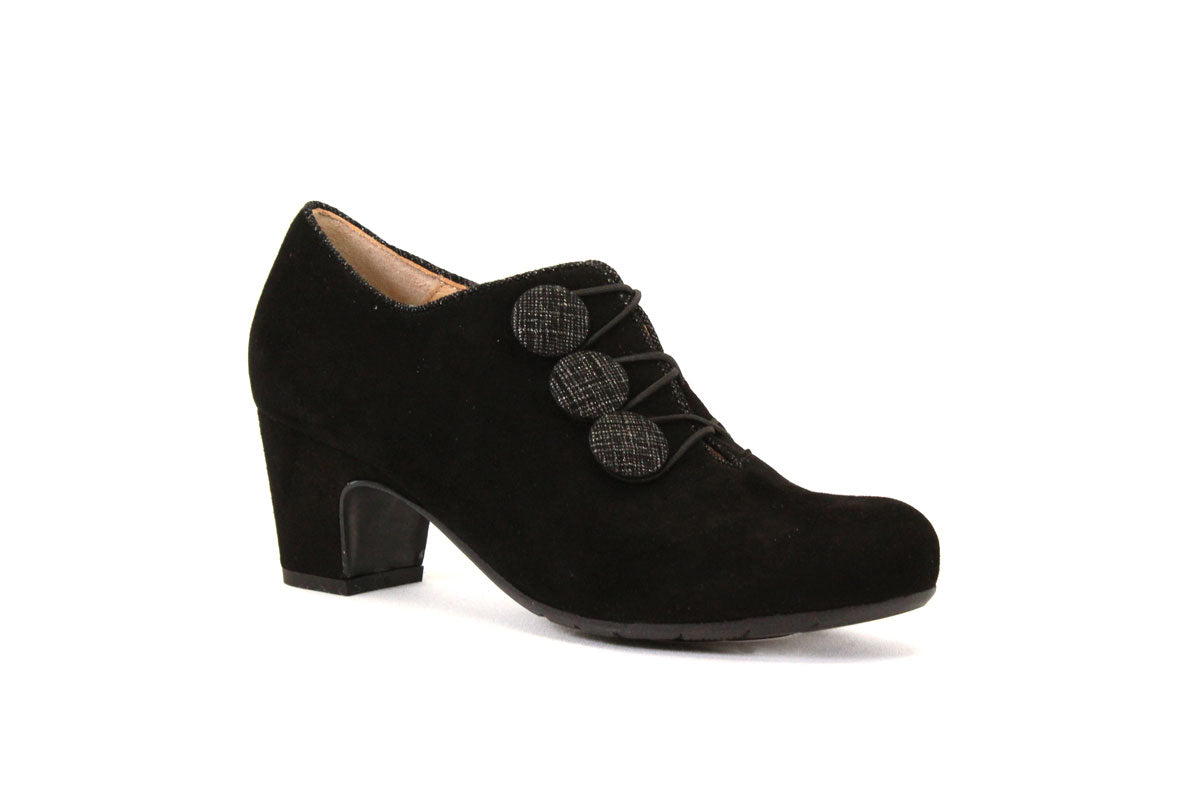 PERLATO / BULLE 10220-6319 - NOIR SUEDE - FF20.20502