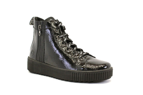RIEKER R7996-02 - NOIR VERNI - FF70.21501