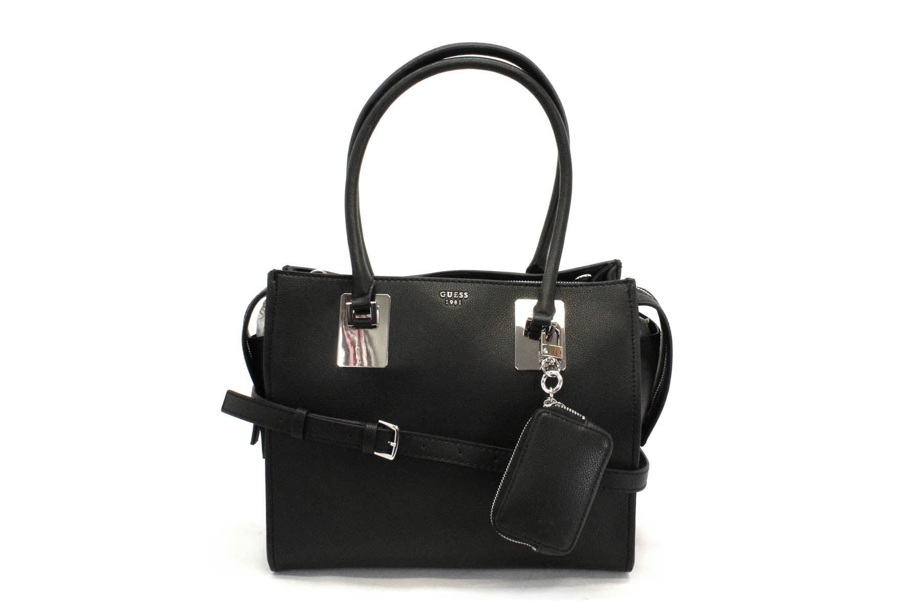 GUESS GABY SATCHEL - NOIR - F185.0168