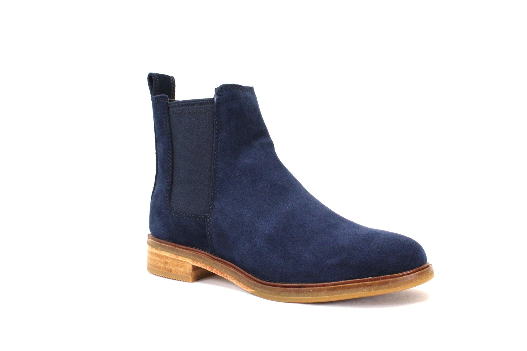 C & J CLARK CLARKDALE ARLO - BLEU SUEDE - F77.19502