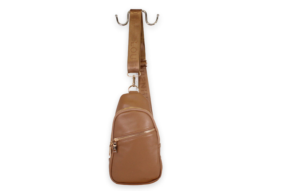 LOUENHIDE BELLA SLING BAG - CARAMEL - B265.045
