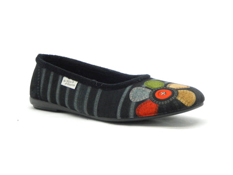 Maison de l'espadrille 6086 - NOIR MULTI - F2000.764