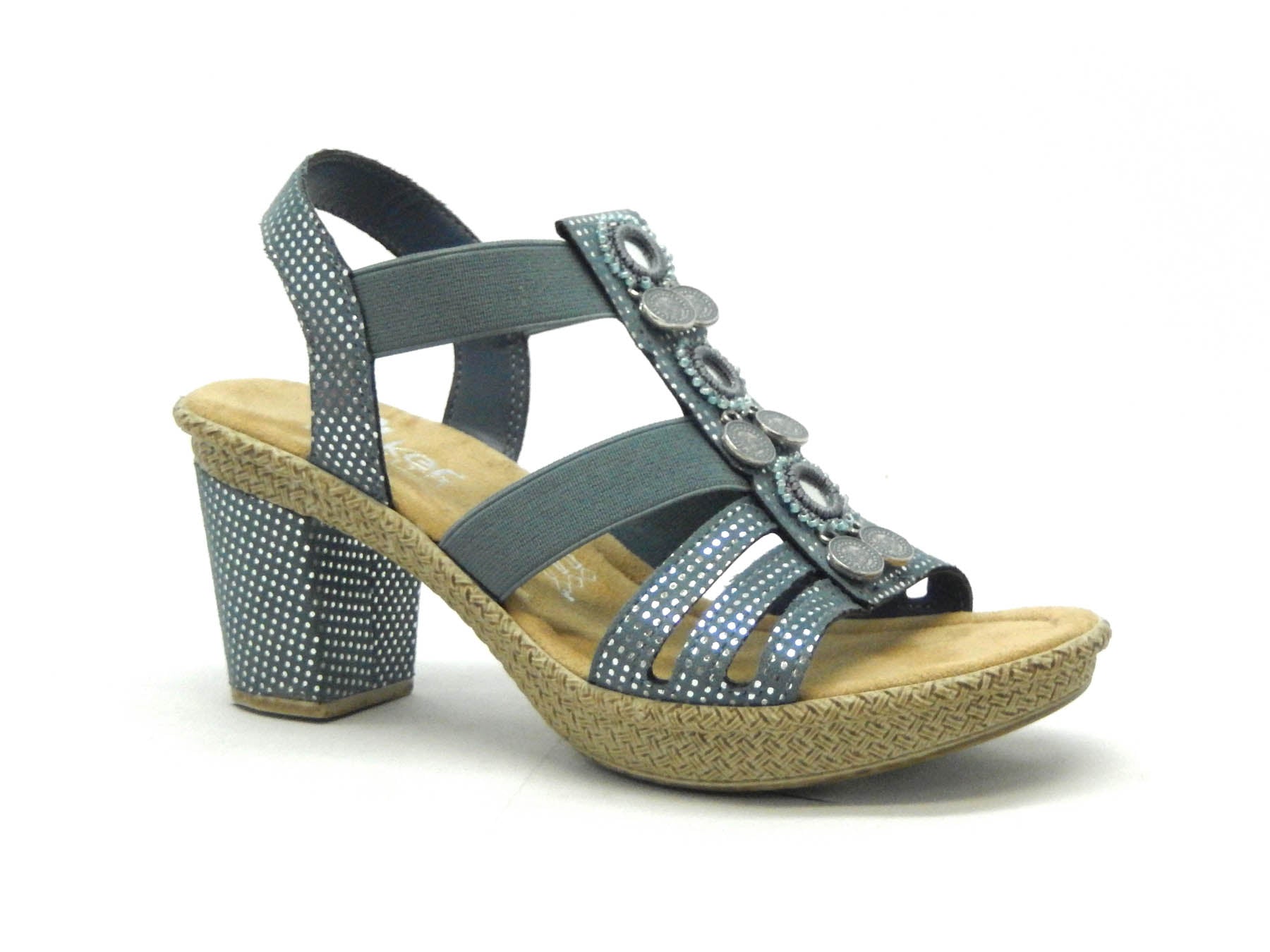 RIEKER 66527-12 - BLEU - F27.18008