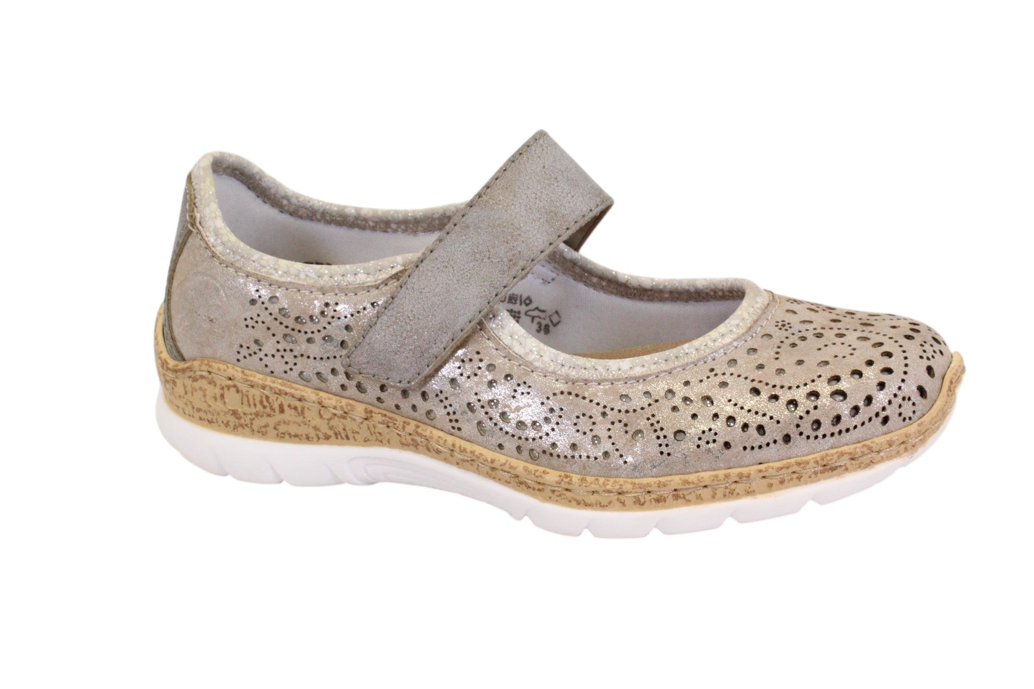 RIEKER N4299-90 - BEIGE METAL - F30.26003