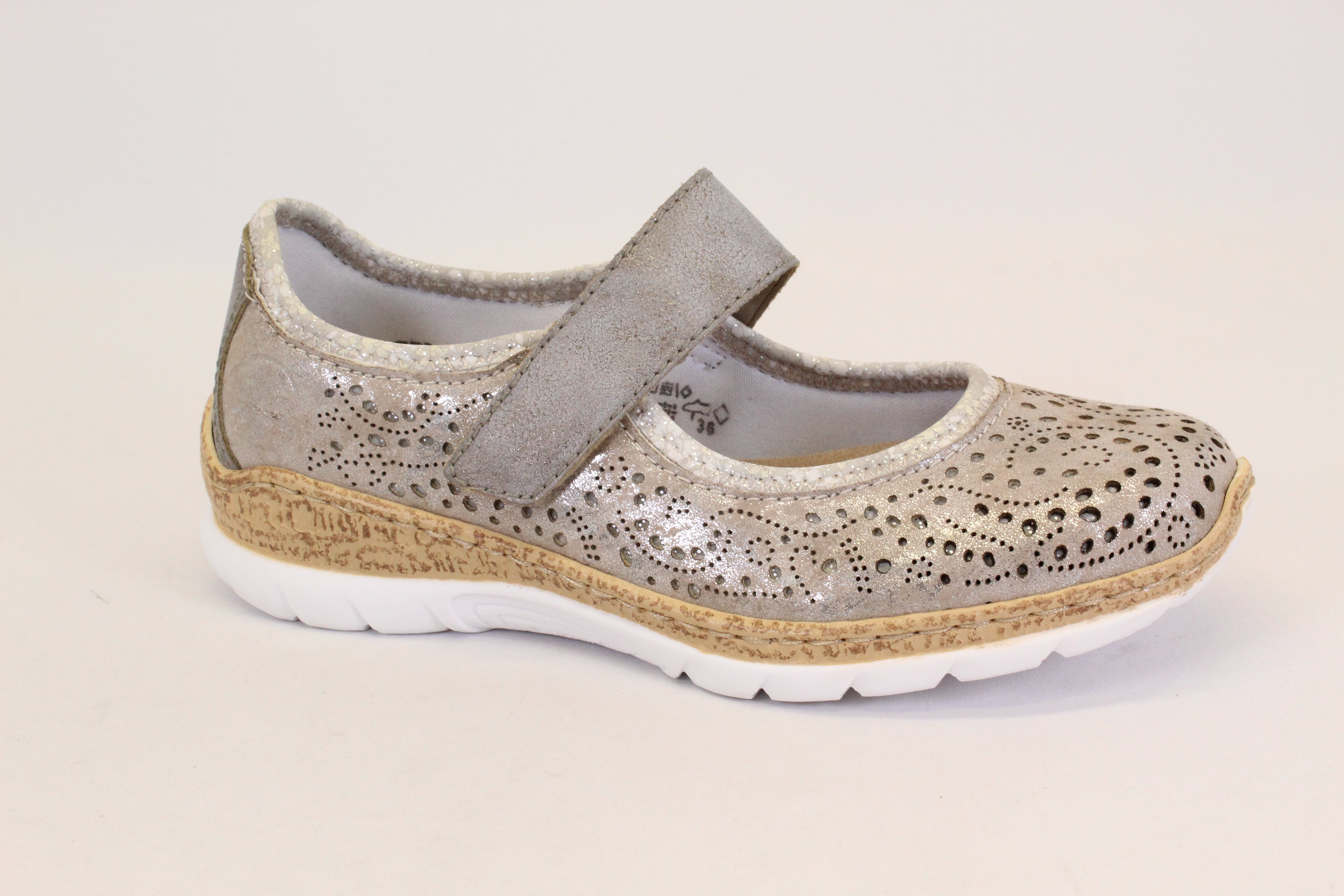 RIEKER N4299-90 - BEIGE METAL - F30.26003