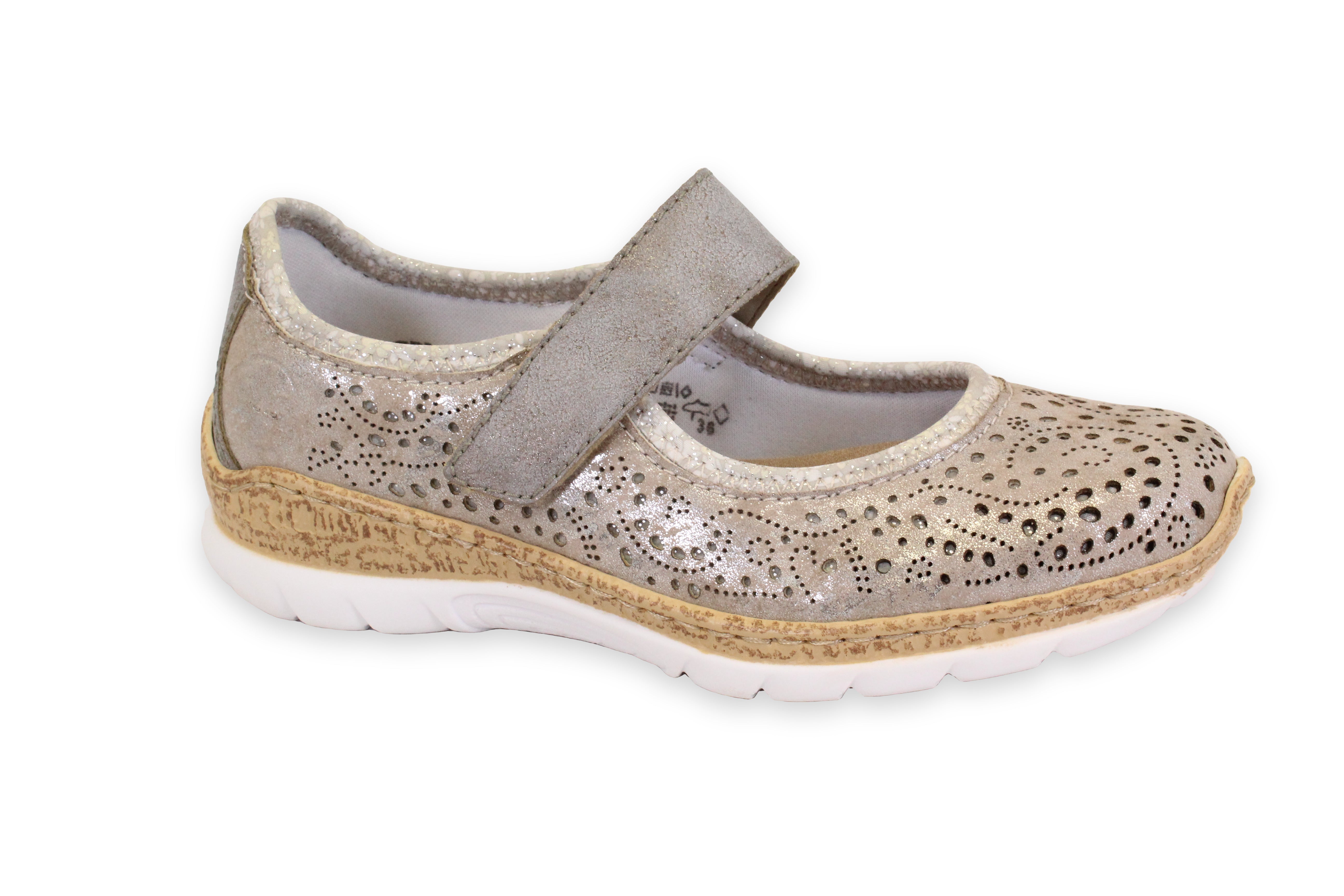 RIEKER N4299-90 - BEIGE METAL - F30.26003