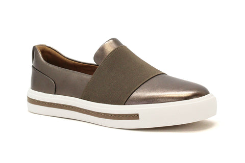 C & J CLARK UN MAUI STEP - PEWTER - F33.19004