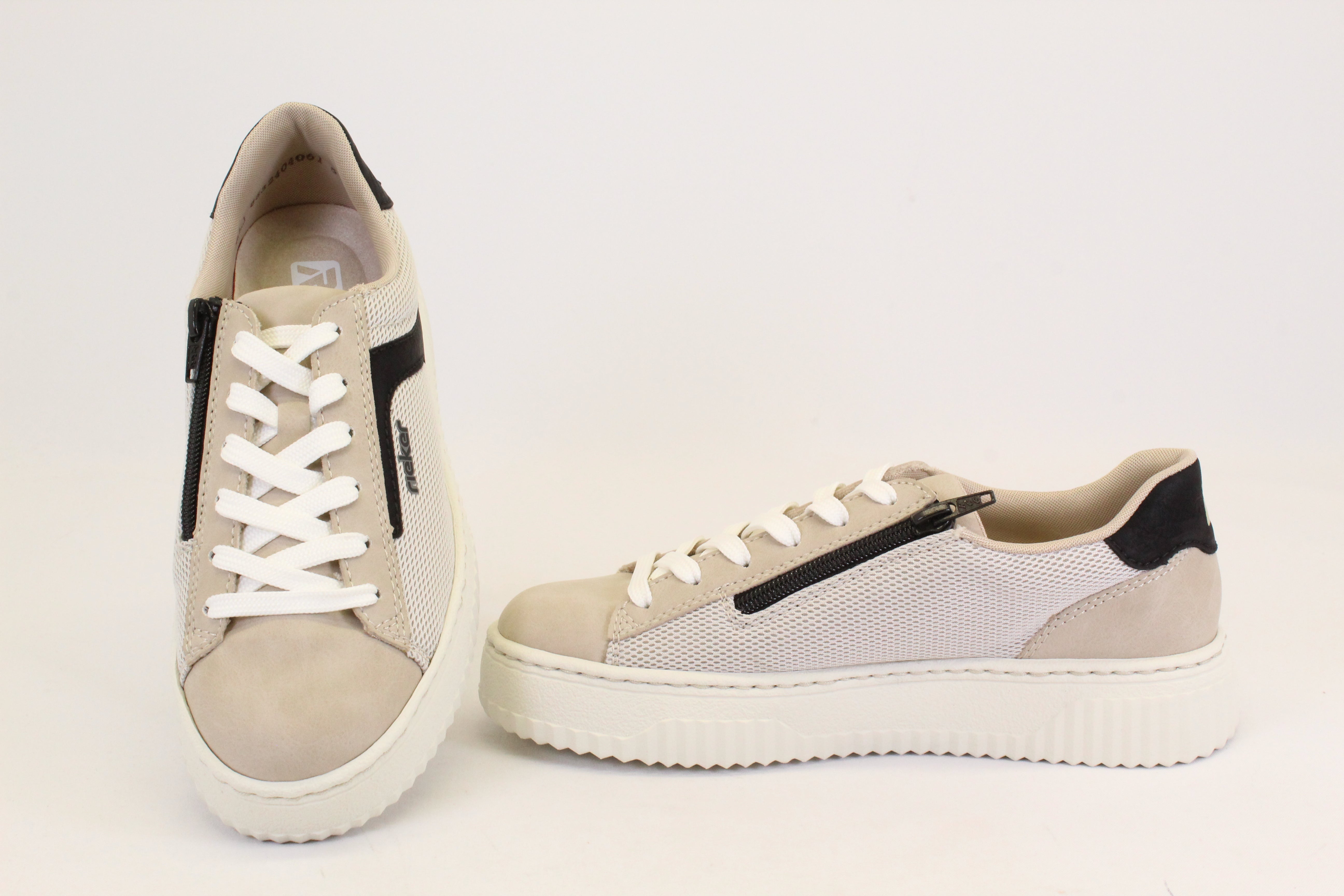 RIEKER N9900-60 - BEIGE MULTI - F33.26009