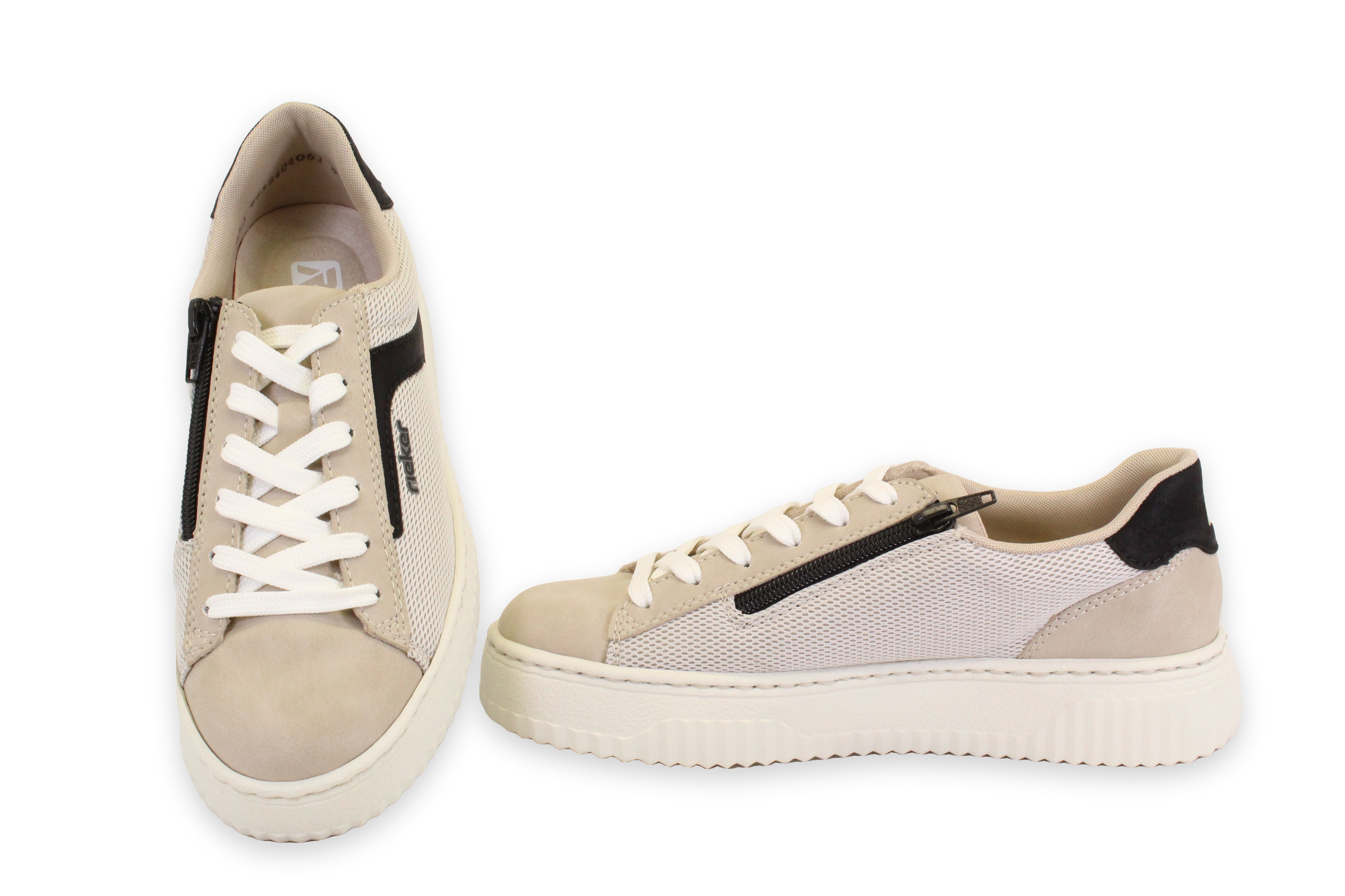 RIEKER N9900-60 - BEIGE MULTI - F33.26009