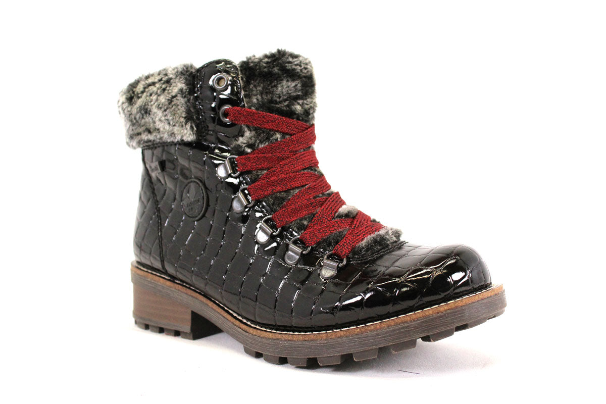 RIEKER Z0434-00 - NOIR CROCO - F70.20540