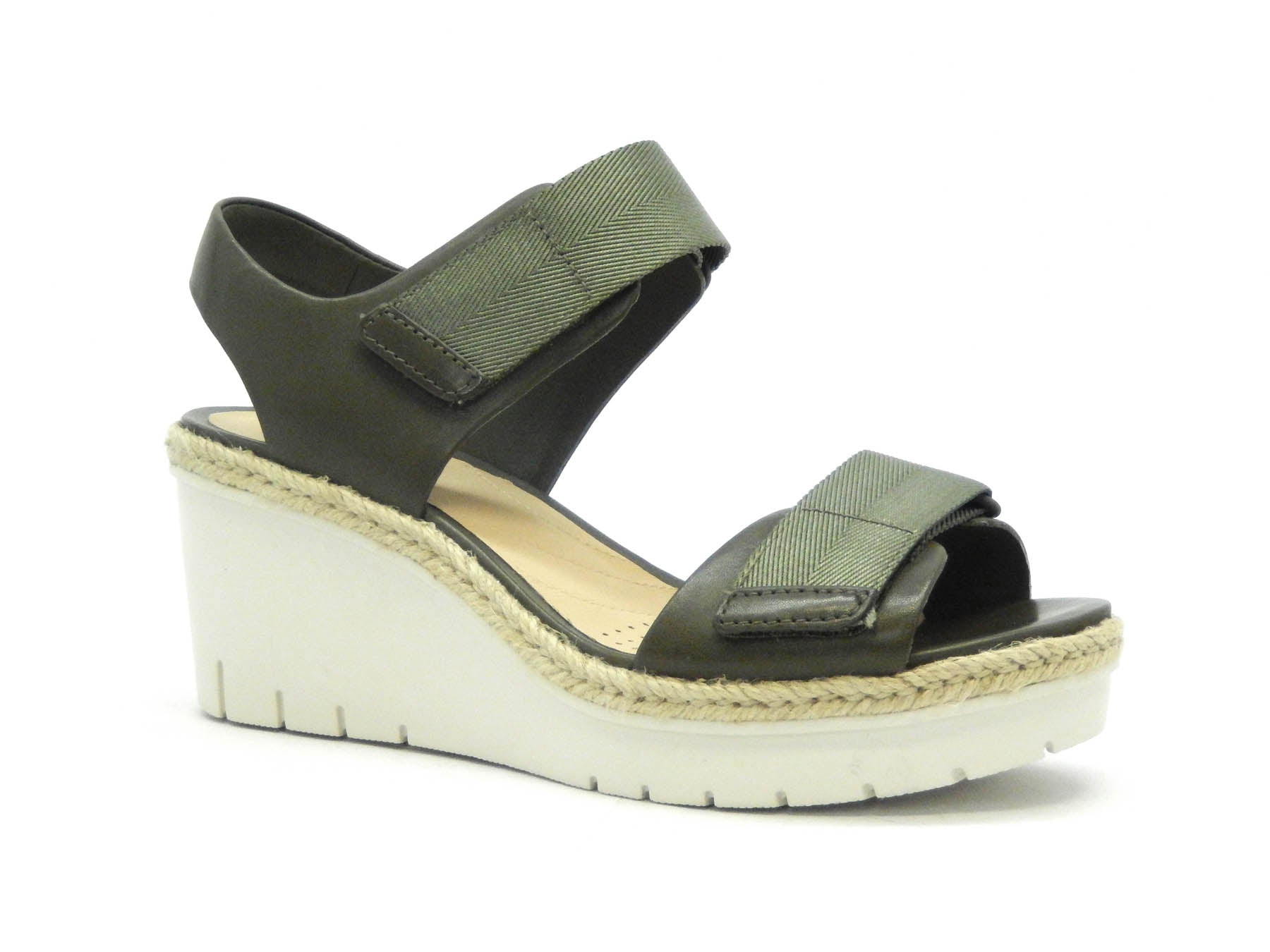 C & J CLARK PALM SHINE-B - KHAKI - F97.18009