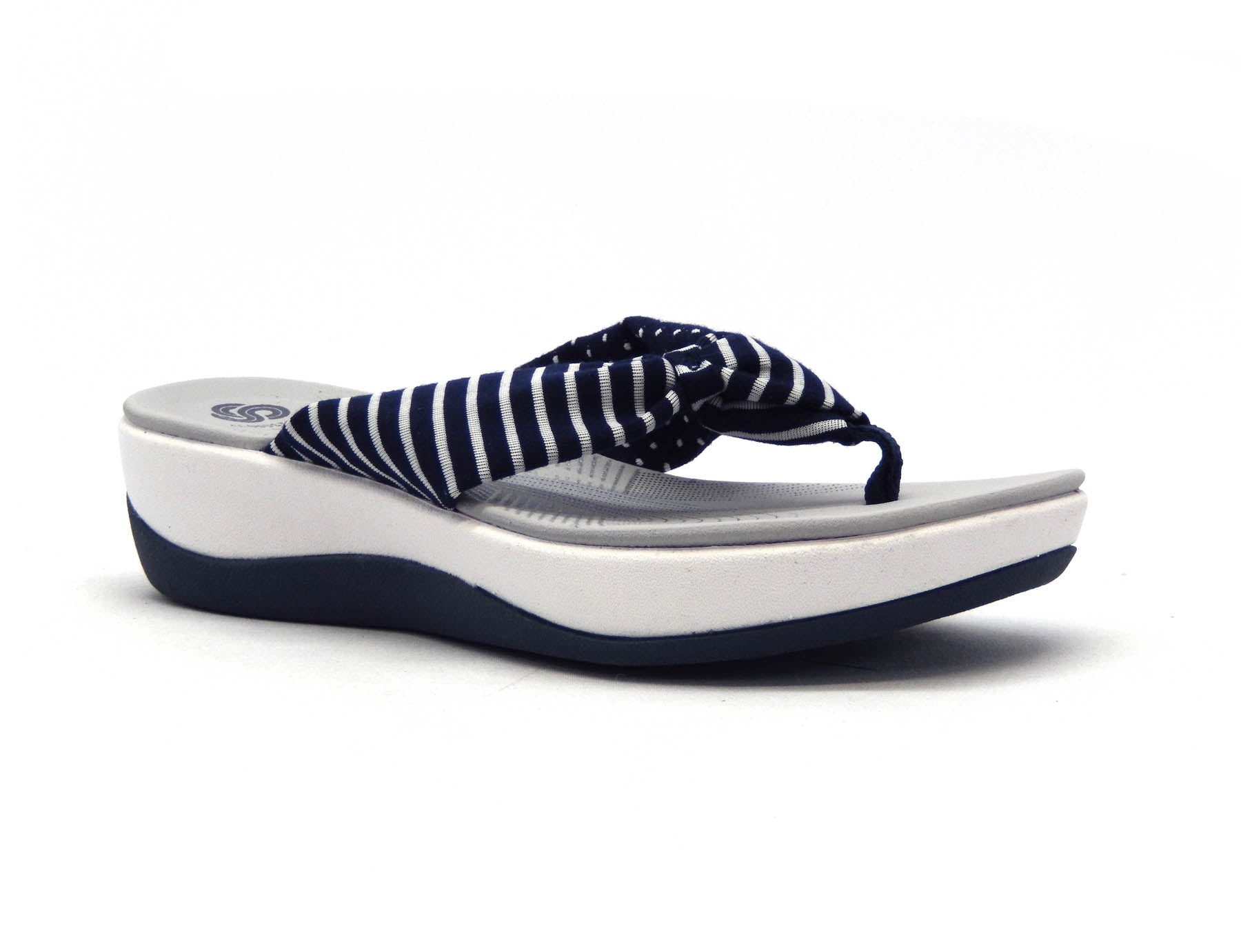 C & J CLARK ARLA GLISON B/B - BLEU/ BLANC - F97.18027