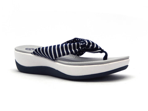 C & J CLARK VOIR F90.18027 - BLEU/ BLANC - F97.19027