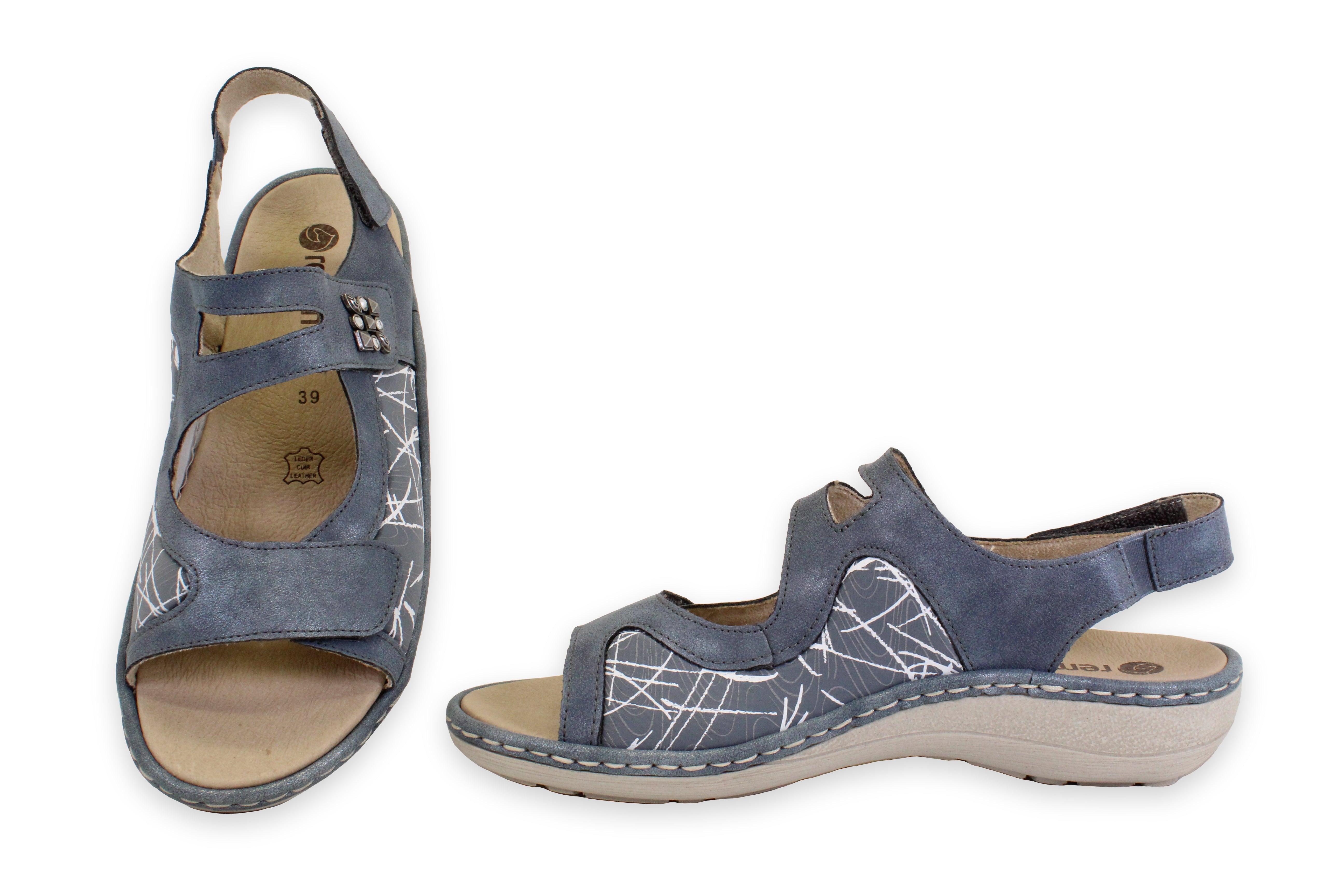 REMONTE D7647-16 - BLEU STRETCH - F97.26003
