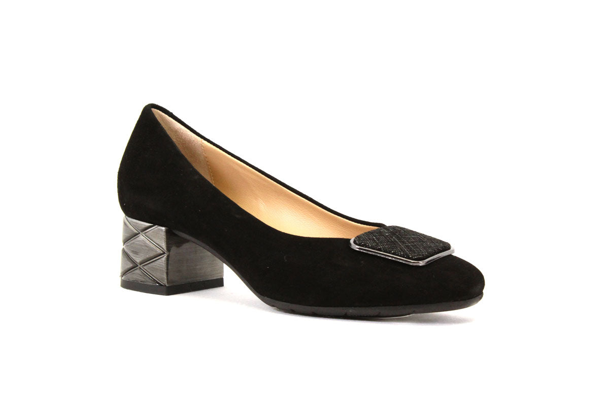 PERLATO / BULLE 11319-60919 - NOIR SUEDE - FF20.20500