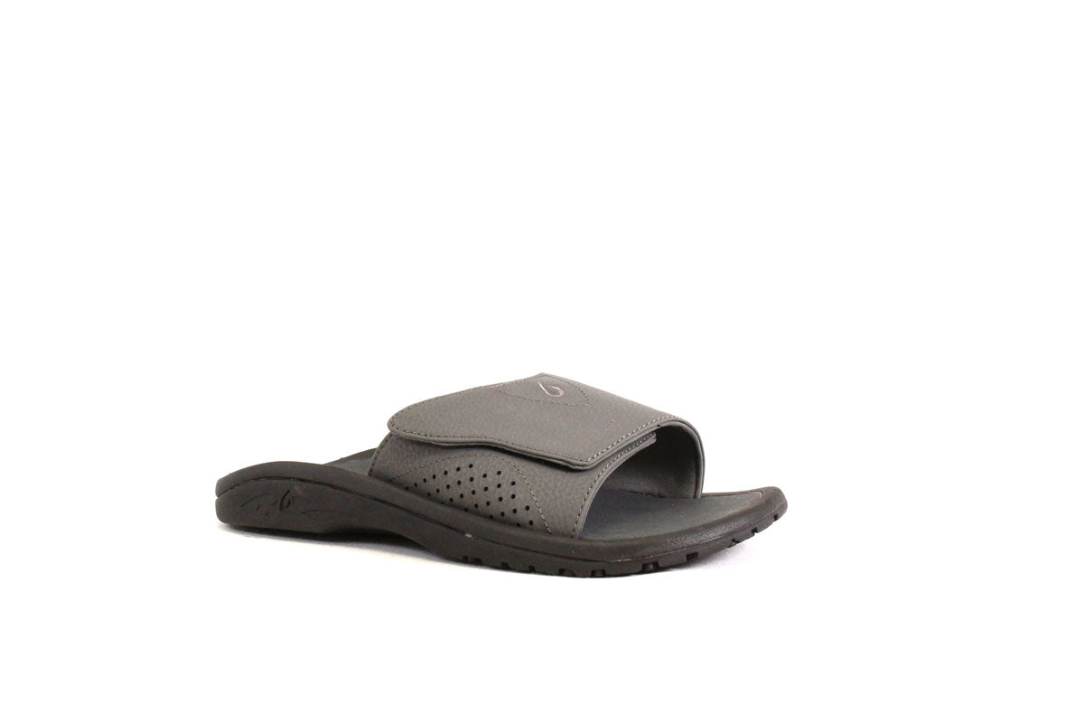 OLUKAI NALU SLIDE - CHARCOAL - H90.20000