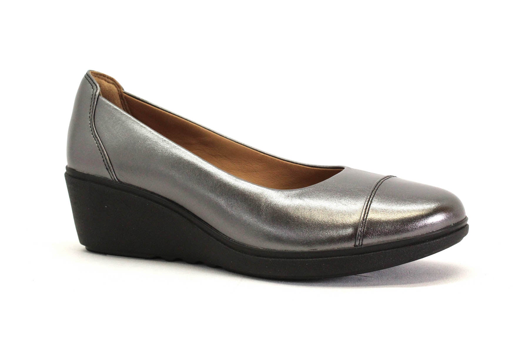 C & J CLARK UNTALLARA DEE - PEWTER - F30.18515