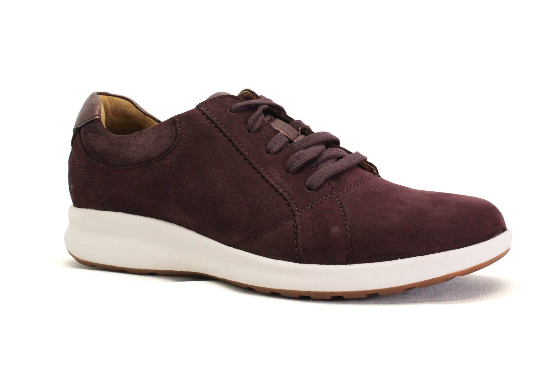C & J CLARK UN ADORN LACE - BORDO - F37.18507