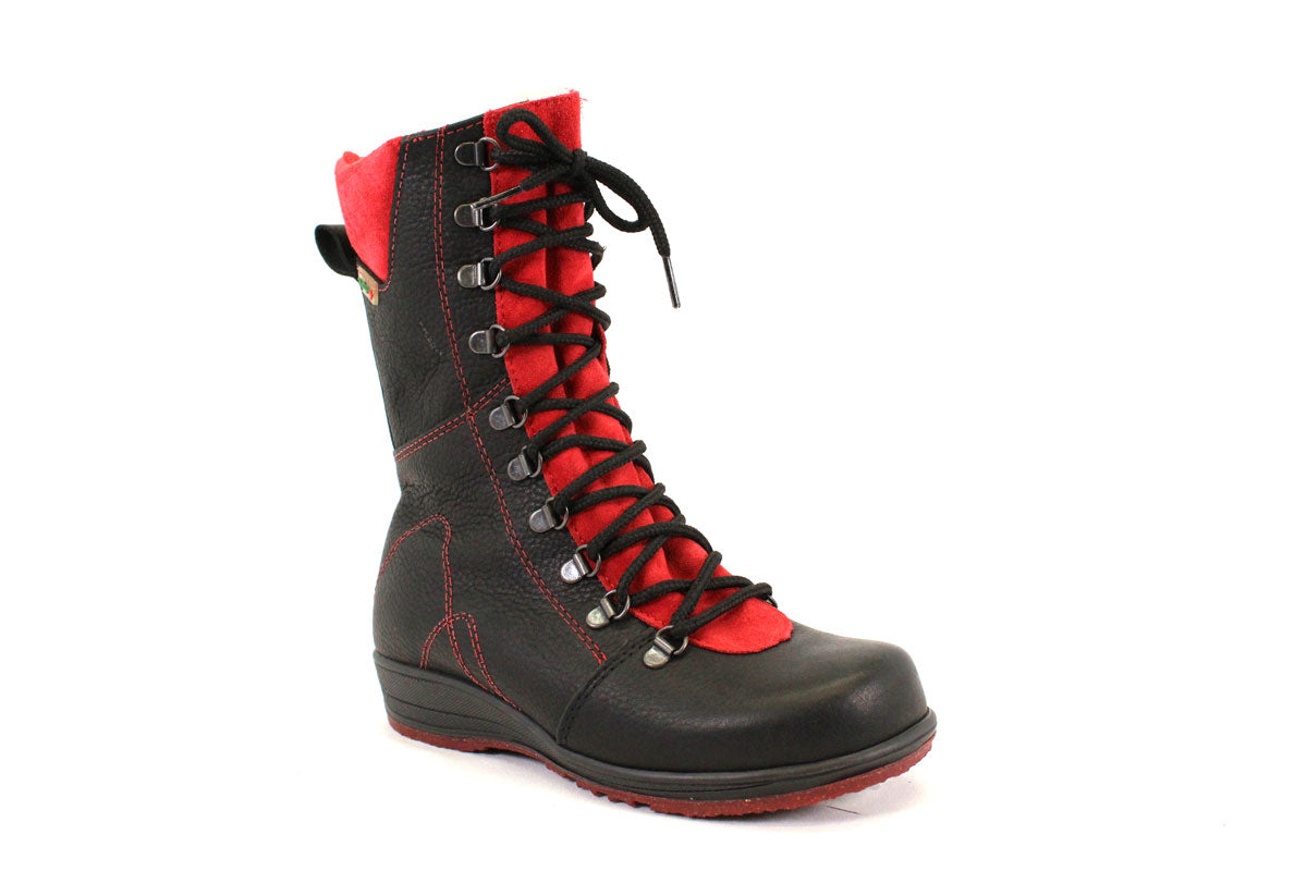 AUCLAIR & MARTINEAU iNC BANFF LAINE - NOIR/ROUGE - F60.20509
